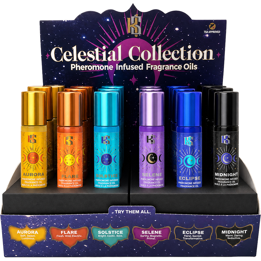 Celestial Roll-on Pheromone Prepack Display 24 Assorted Roll-Ons