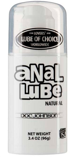 Anal Lube - Natural Lubricant - 3.4 Oz. Bulk