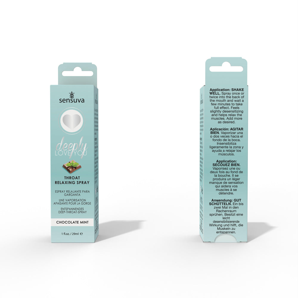 Deeply Love You Throat Relaxing Spray - Chocolate Mint - 1 Fl. Oz.