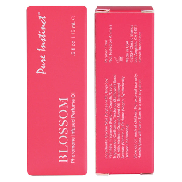 Pure Instinct Pheromone Perfume Oil With Dropper Blossom 15ml | 0.5 Fl Oz