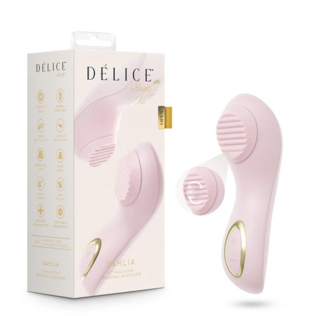 Delice Dahlia Stimulating Personal Massager - Pink