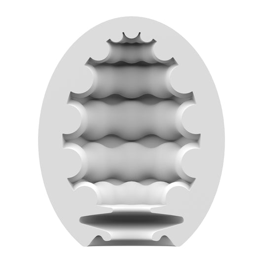 Satisfyer Masturbator Egg - Riffle - Light Green