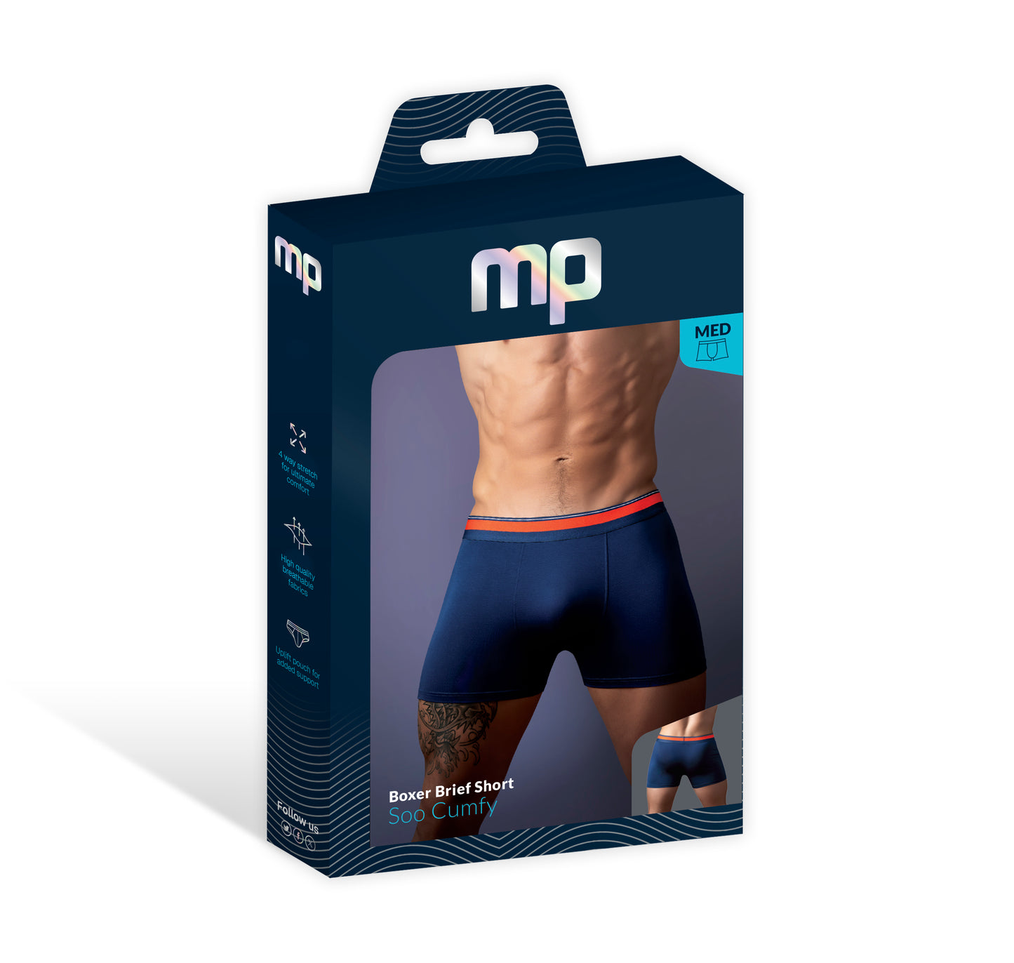 Soo Cumfy Boxer Brief - Medium - Navy