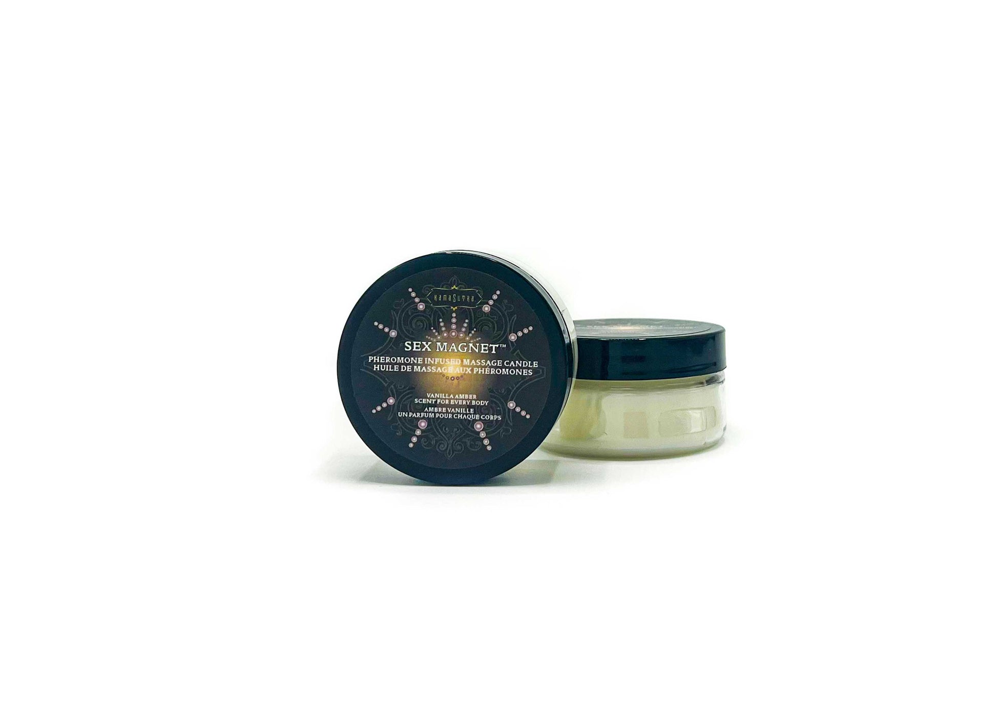 Sex Magnet Pheromone Massage Candle - Vanilla Amber 1.7 Oz