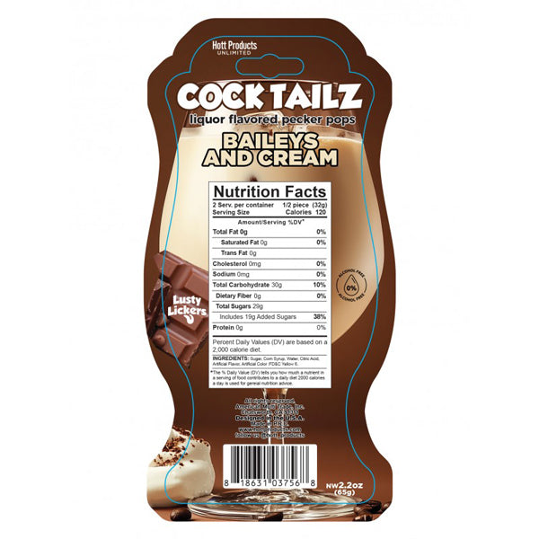 Cocktailz Baileys and Cream Pecker Pop