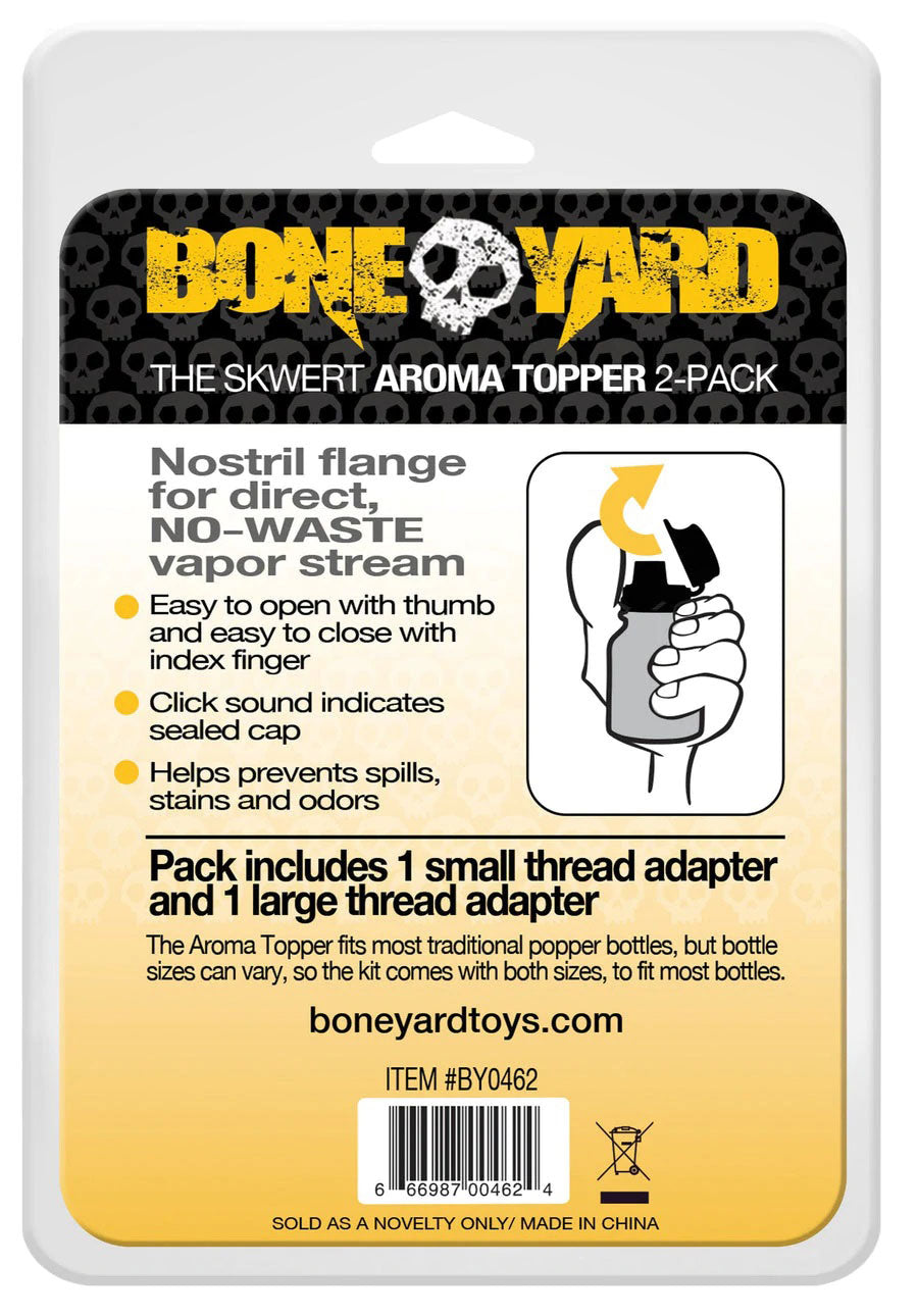 The Skwert Aroma Topper - 2 Pack - 1 Small and 1 Large Thread Adapter