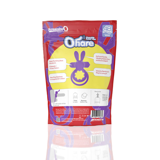 Screaming O 4b - Ohare Wearable Rabbit Vibe - Grape