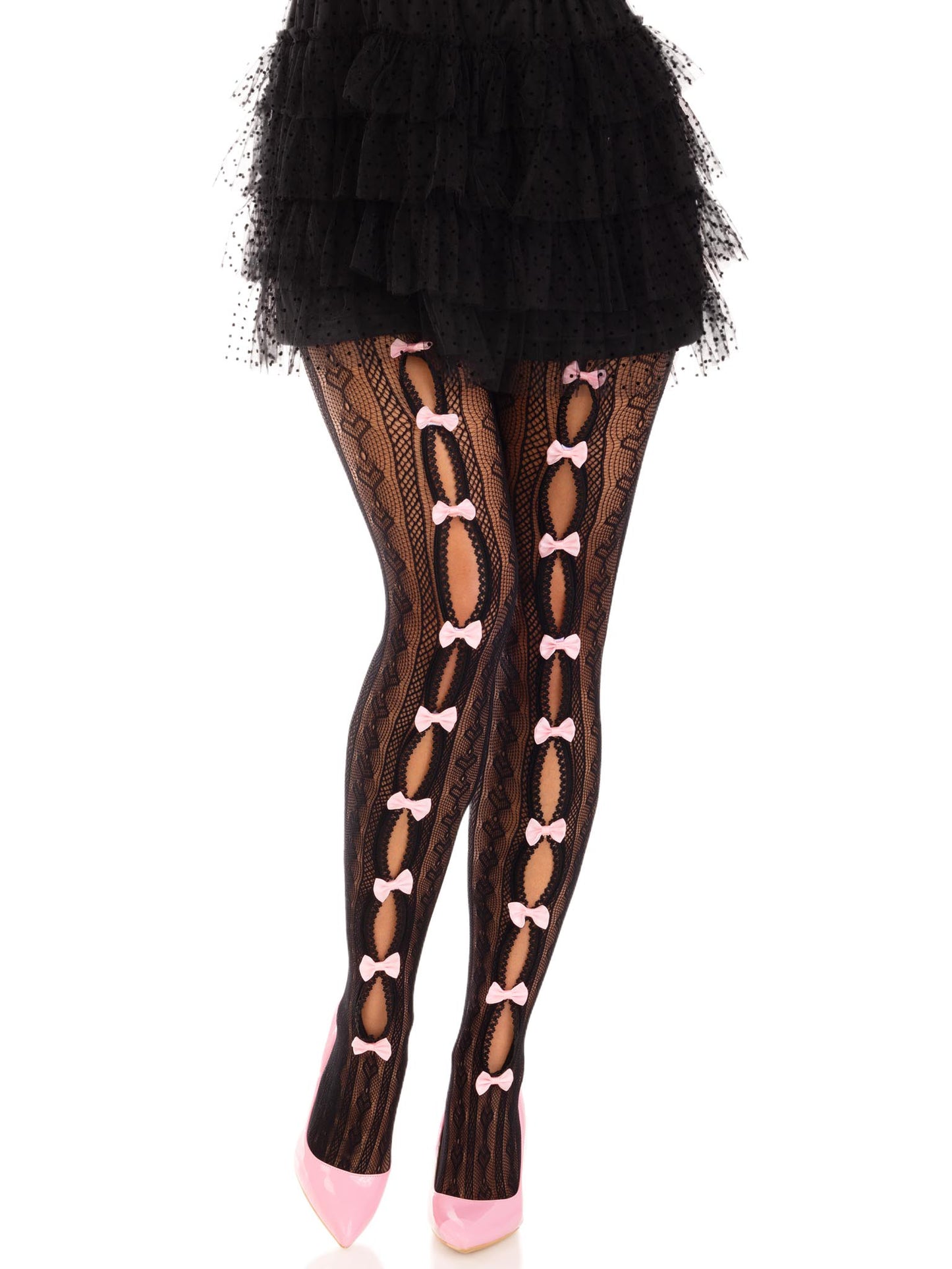Sweetheart Stripedtights - Os - Black