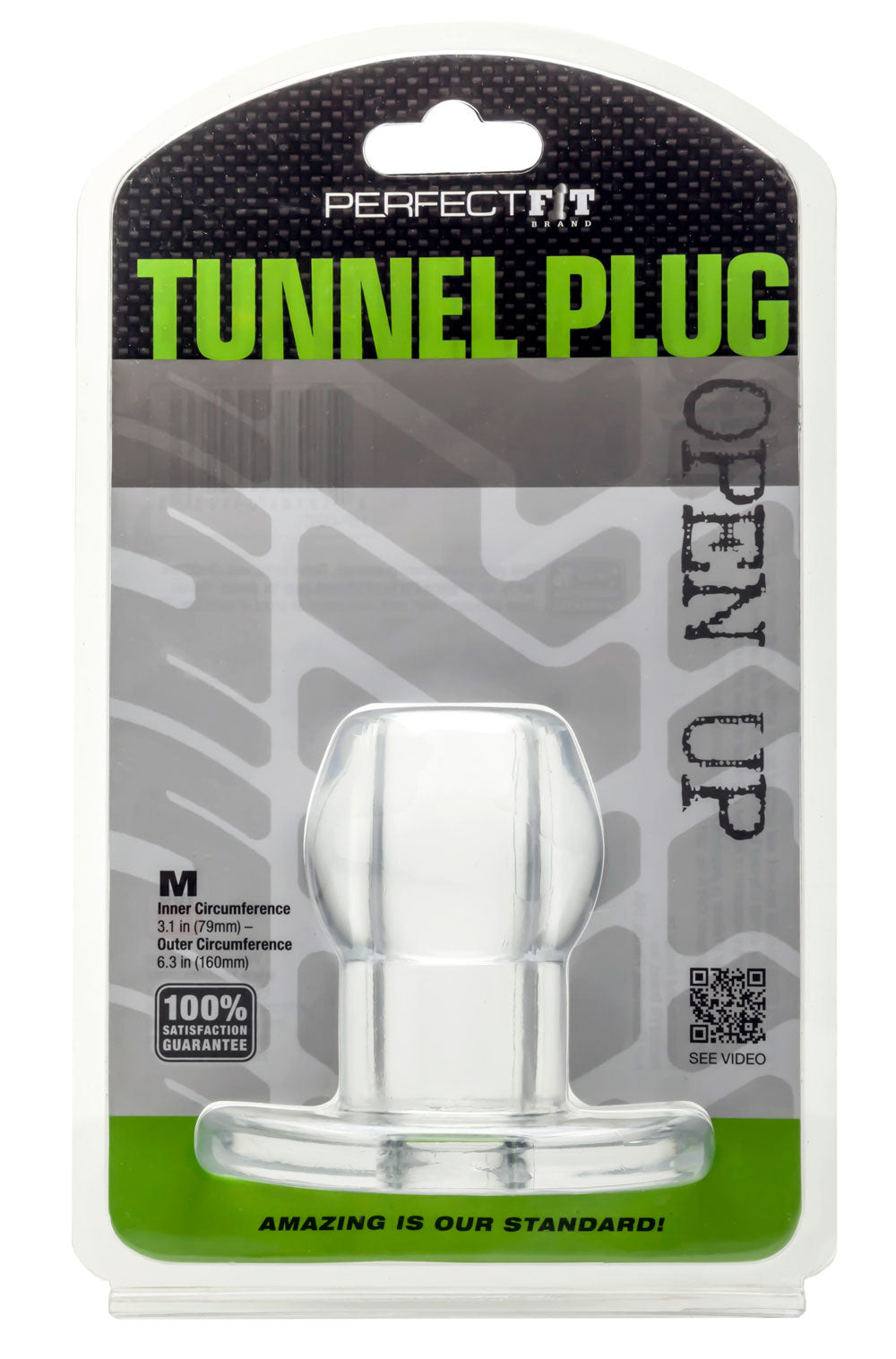Tunnel Plug Medium - Clear