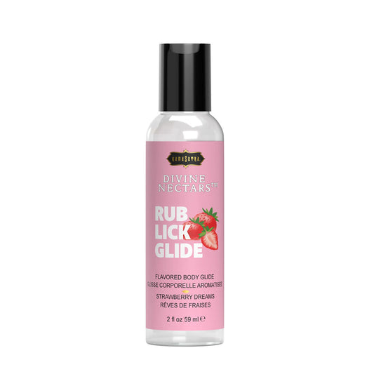 Divine Nectars Flavored Body Glide - Strawberry Dreams - 2 Fl. Oz./ 59ml