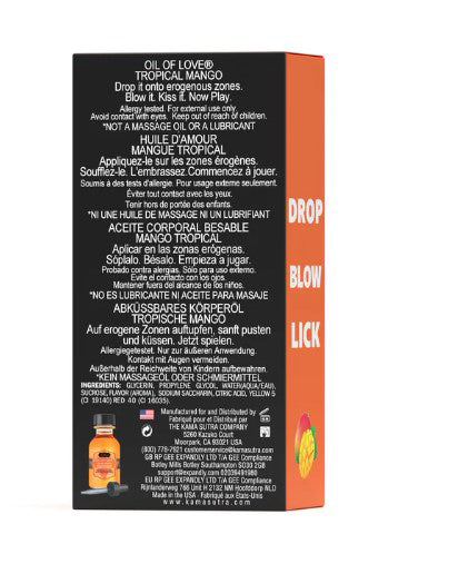 Oil of Love - Tropical Mango - 0.75 Fl. Oz. / 22 ml