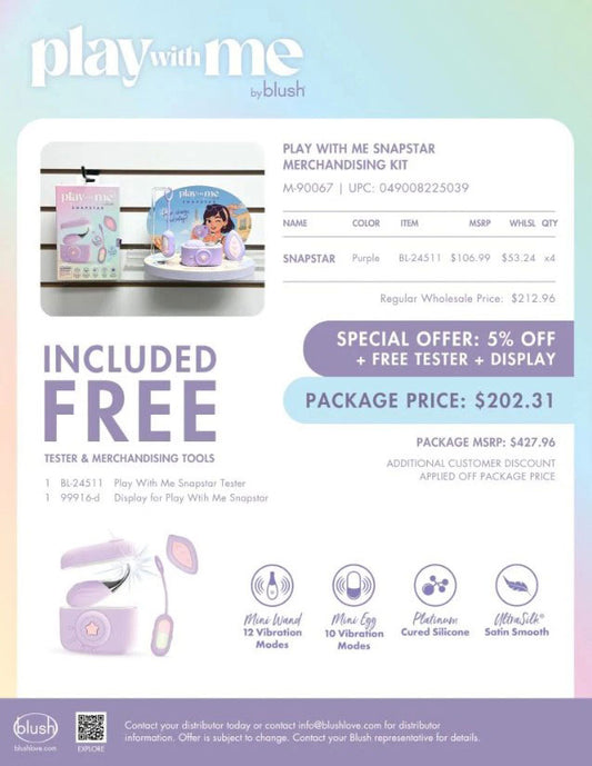 Play With Me Snapstar Merchandising Kit