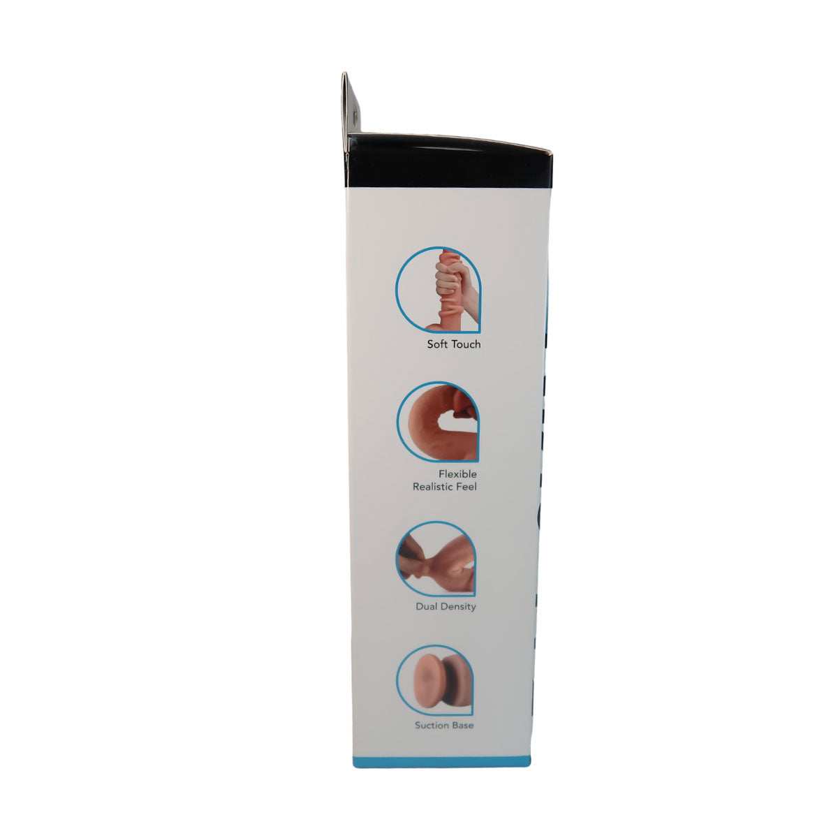 Get Lucky Real Skin 9" Dual Layer Dildo Light Brown