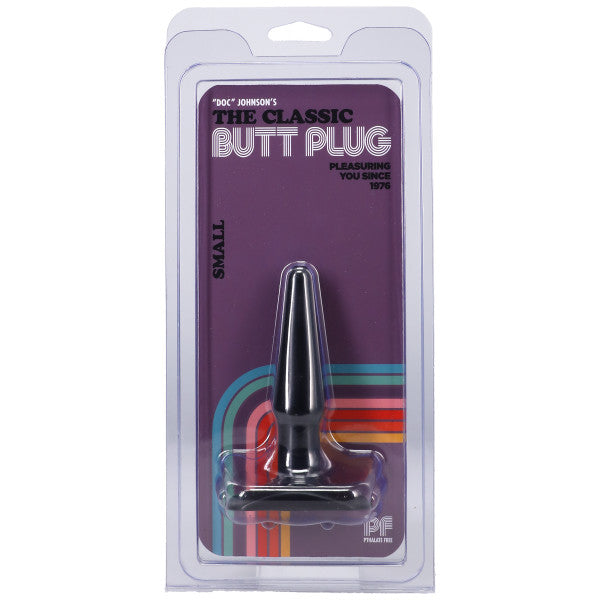 Classic Butt Plug Smooth - Small - Black