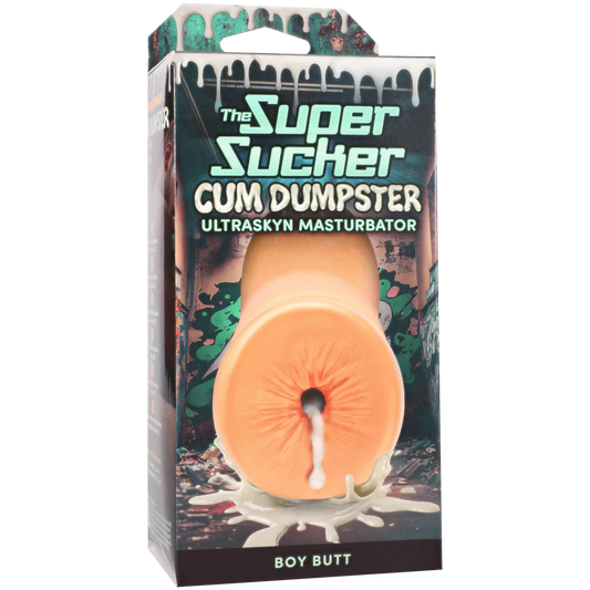 The Super Sucker - Cum Dumpster - Boy Butt Ultraskyn Masturbator Vanilla