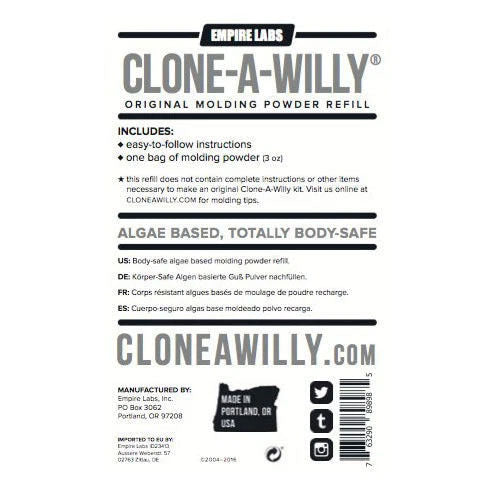 Clone- a- Willy Molding Powder Refill - 3.3 Oz.