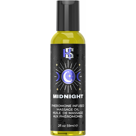 Celestial Collection Midnight Pheromone Massage Oil 2 Fl Oz/59 ml