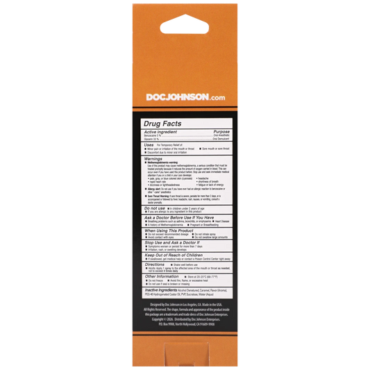 Goodhead - Deep Throat Spray - Salted Caramel - 2 Fl. Oz.
