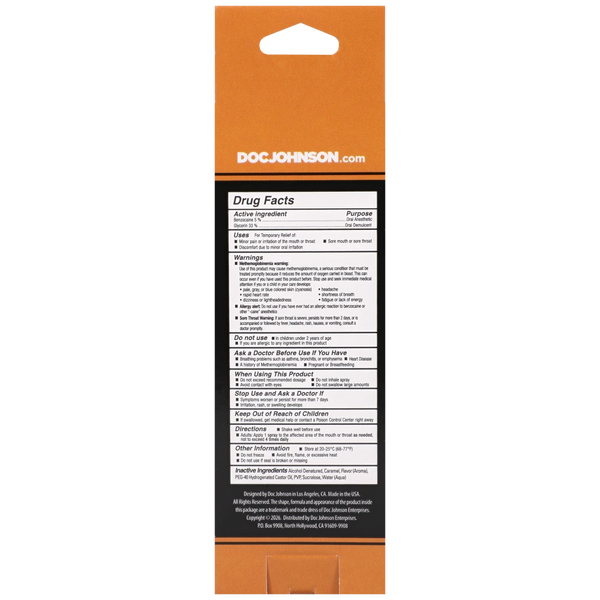 Goodhead - Deep Throat Spray - Salted Caramel - 2 Fl. Oz.