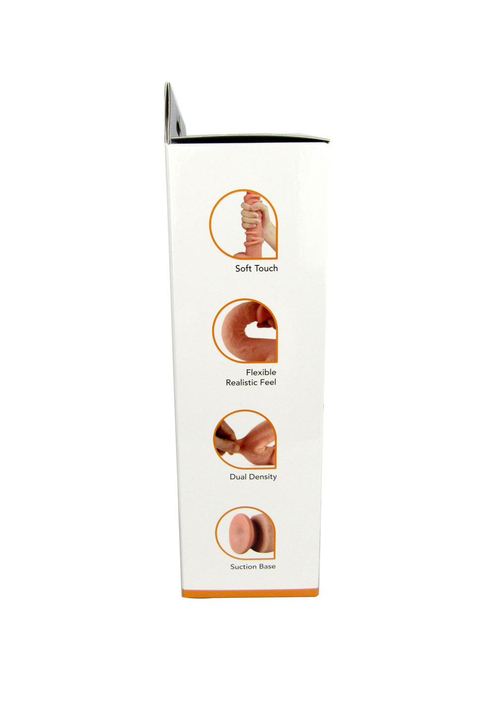Get Lucky Real Skin 7.5" Dual Layer Dildo Beige