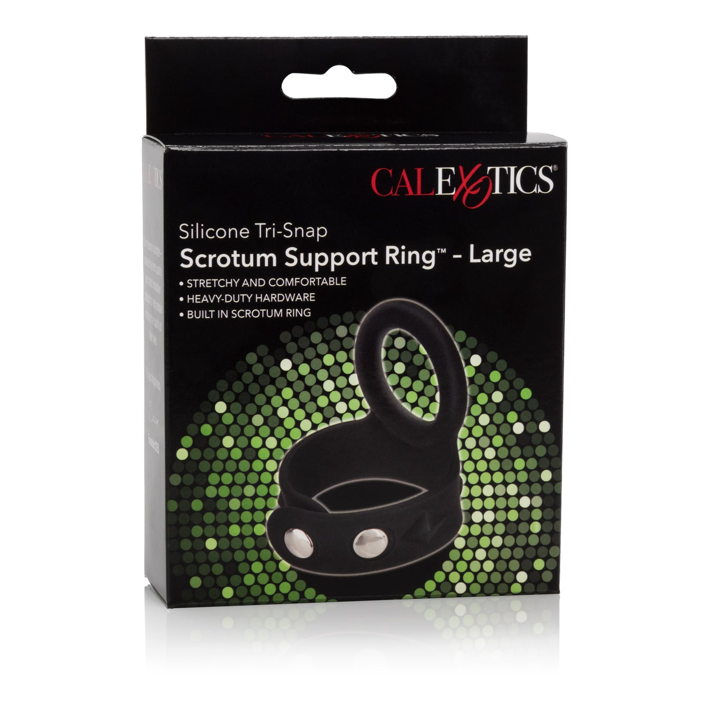 Silicone Tri-Snap Scrotum Support Ring - Large