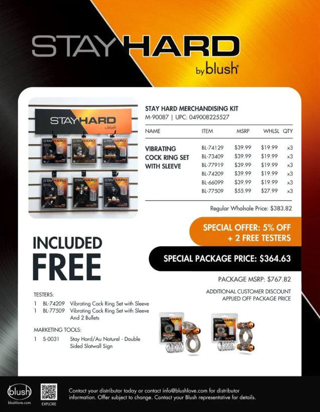 Stay Hard Merchandising Kit